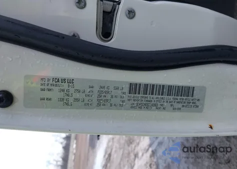 2016 Dodge Journey Se from USA, damaged, VIN 3C4PDCAB3GT102863